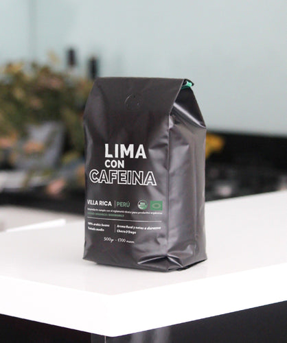 Bolsa grande 500 gr café - Lima con Cafeina - Café Peruano PREMIUM