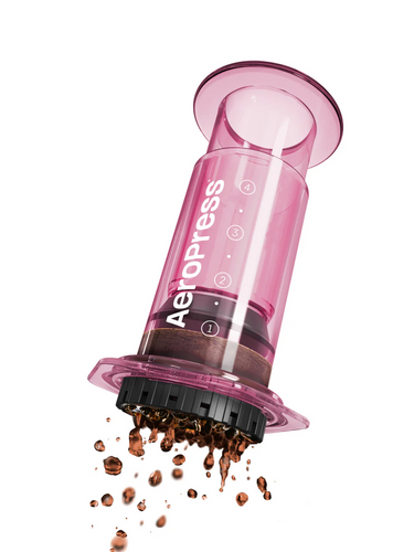 AeroPress Rosado - Coffee Maker Cafetera Portátil CLEAR