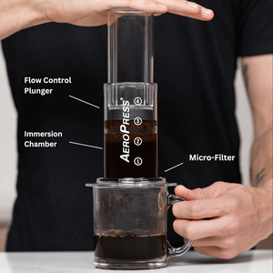 AeroPress Transparente - Coffee Maker Cafetera Portátil CLEAR