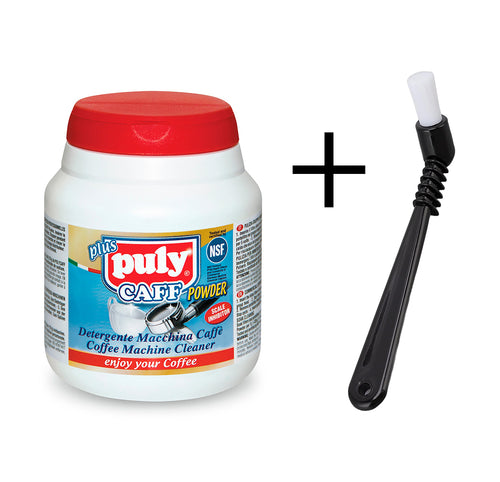 Puly Caff 370gr + Cepillo de grupo limpiador
