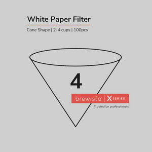 Filtros de café x100 blanco X series - Brewista