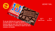Cargar imagen en el visor de la galería, Tony&#39;s barra de chocolate 180gr