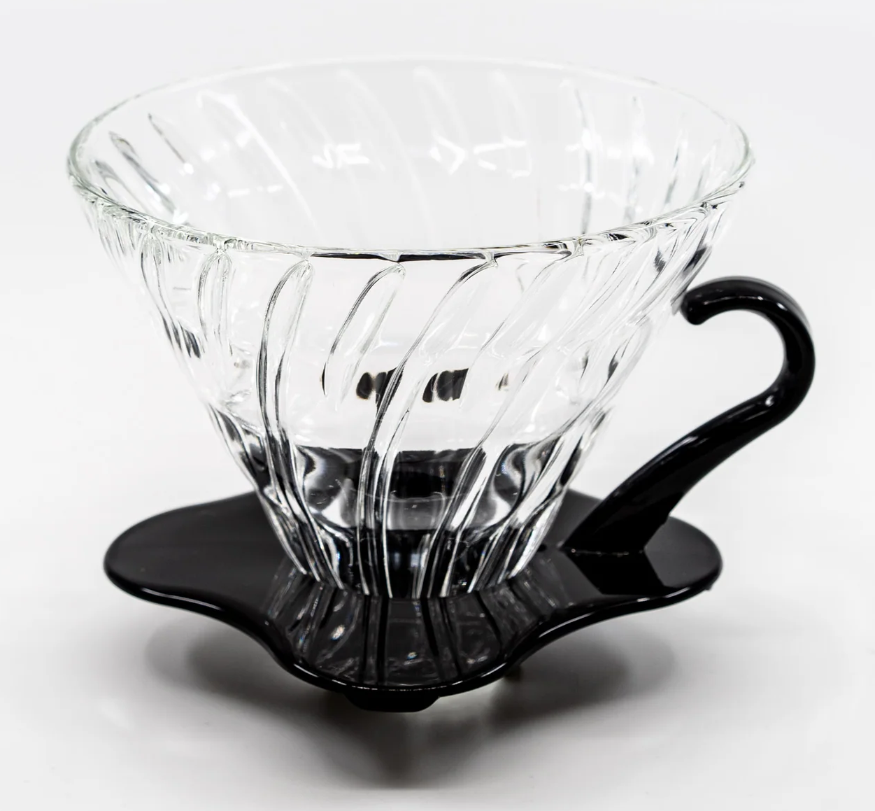 V60 vidrio negro 1-4 tza marca Hario