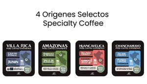 Cafés peruanos - 4 orígenes selectos Specialty Coffee