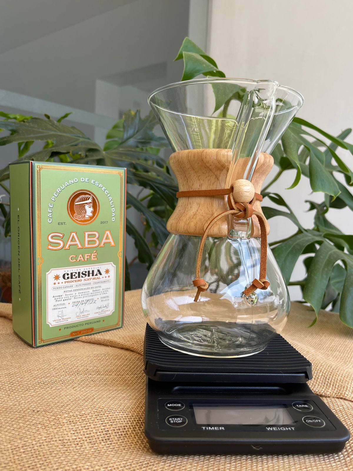 Balanza digital con temporizador color negro para café - Coffee Scale –  Lima con Cafeina