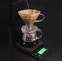 Cargar imagen en el visor de la galería, Balanza digital con temporizador color negro para café - COFFEE SCALE