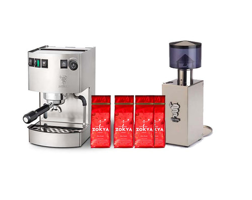 Pack Bezzera Hobby - Máquina de café + Molino + 4 cafés