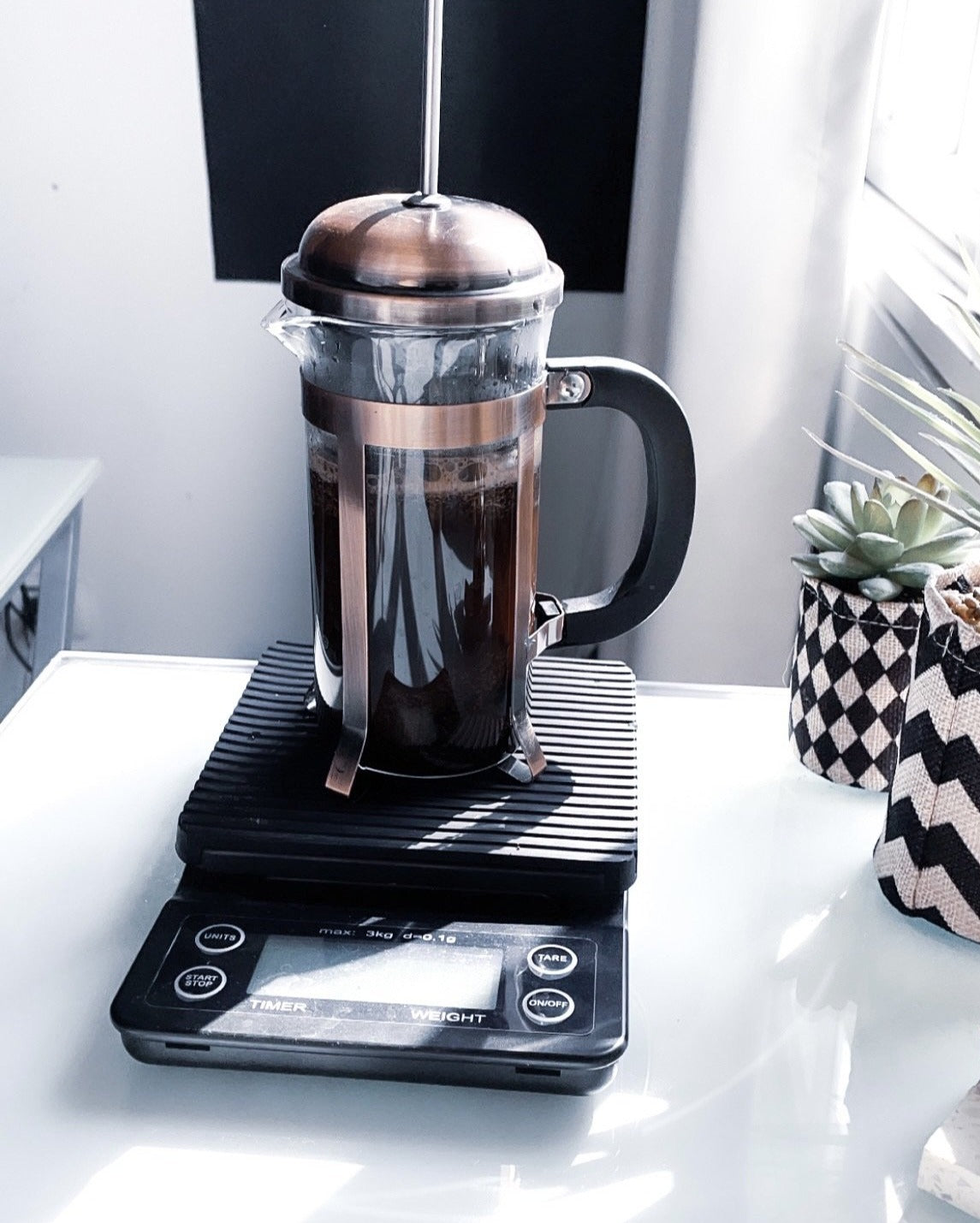 Báscula digital de precisión Coffee Barista Kitchen, 5 kg/0,1 g